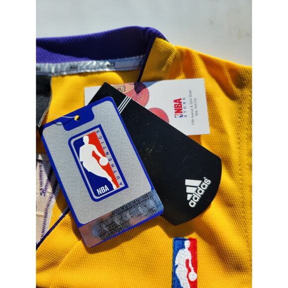 New Vintage Adidas Swingman Kobe Bryant Los Angeles Lakers Jersey NWT NBA Siz 48 - Picture 6 of 8